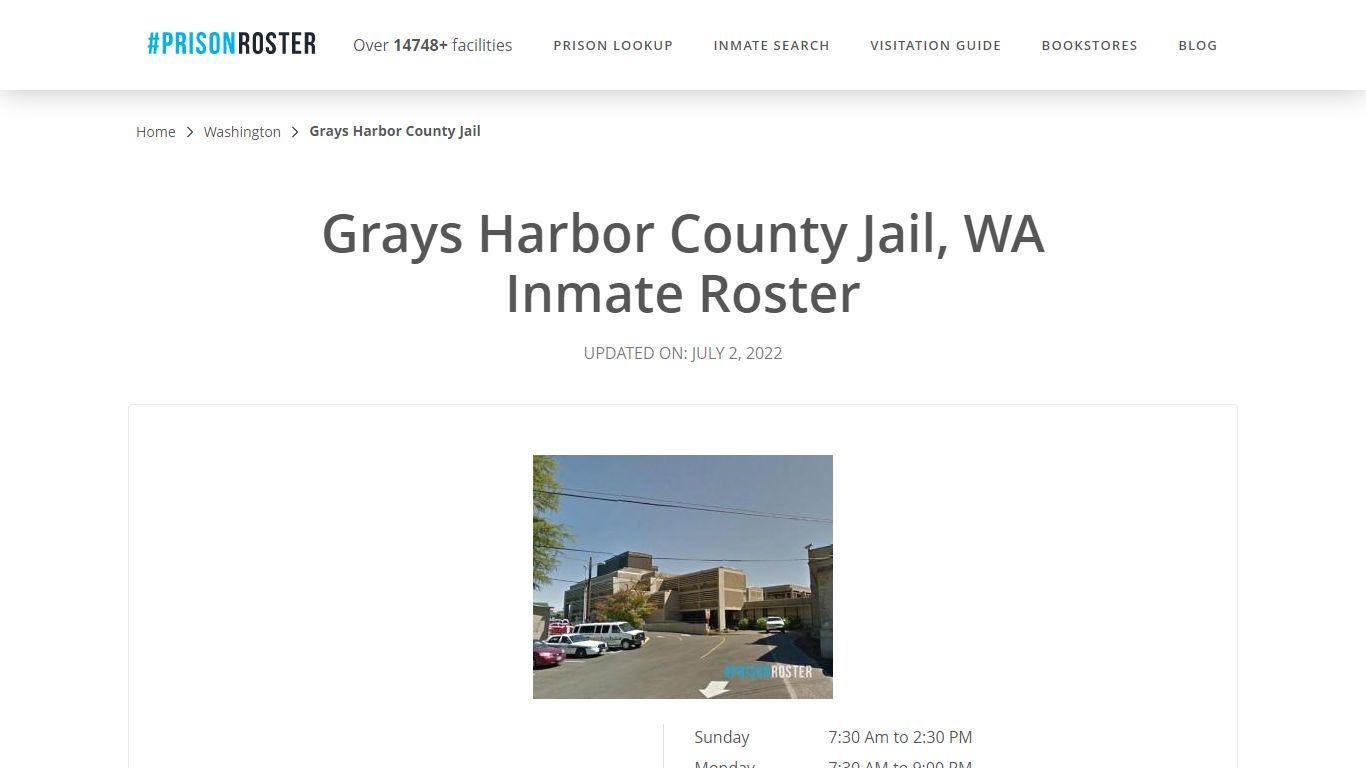 Grays Harbor County Jail, WA Inmate Roster - Prisonroster